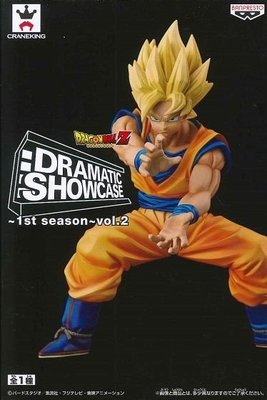 日本正版 景品 七龍珠Z DRAMATIC SHOWCASE 1st season vol.2 孫悟空 公仔 日本代購