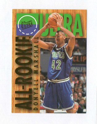 NBA 94-95 FLEER ULTRA ALL ROOKIE  Donyell Marshall #6   特卡