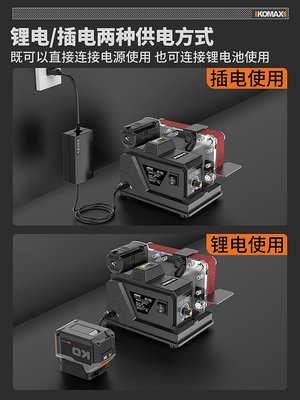 進口_家用微型小型水磨砂帶機全自動電動拋光機磨刀神器台式砂紙打磨機