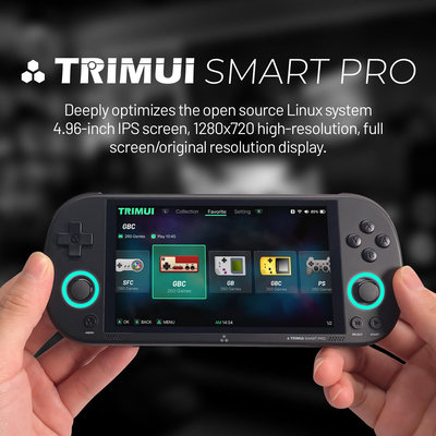 Trimui Smart Pro開源掌上游戲機IPS高清掌機PSP流暢 經典遊戲機 掌上型遊戲機 掌上型電玩遊戲機 電玩