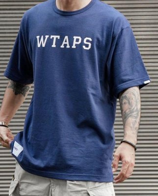 21SS WTAPS COLLEGE SS COTTON Tee 短袖T恤 T-shirt 深藍 軍綠 灰色