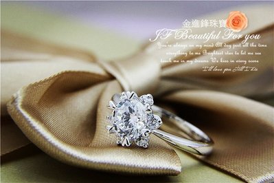 1克拉 結婚鑽戒 客製鑽石戒指 鑽石 裸鑽 鑽石結婚對戒 手工鑽戒 GIA 一克拉 JF金進鋒珠寶SA10405