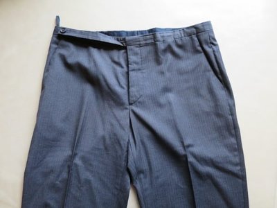 [品味人生2] 保證正品 PRADA 灰色 條紋  工作長褲  西裝褲  SIZE 50