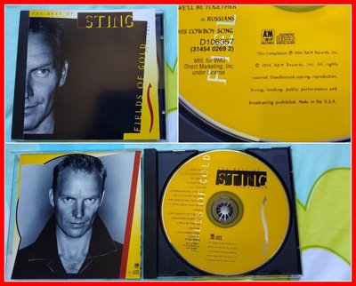 ◎1994年-美版-搖滾詩人-史汀-精選-14首好歌-Sting-The Best Of Sting 1984-1994