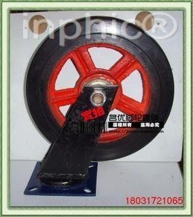 INPHIC-10吋重型橡膠輪 腳輪 萬向輪 輪子 靜音輪