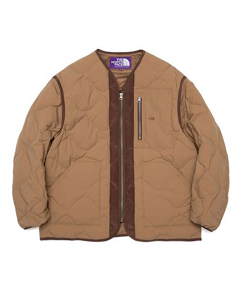 THE NORTH FACE PURPLE LABEL Field Down Cardigan 無領外套。太陽選物