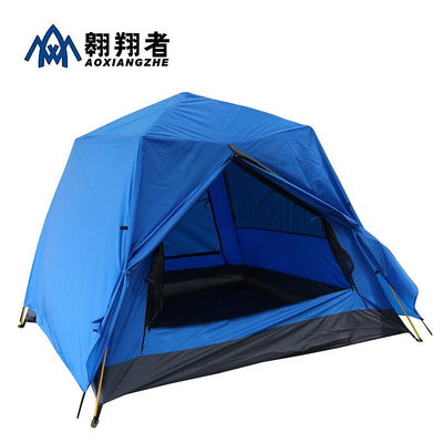 戶外用品3-4人戶外露營帳篷 防曬 防雨 大空間透氣