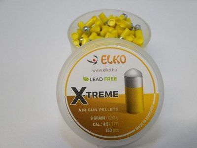 【武莊】現貨 匈牙利 150入ELKO .177/4.5mm XTREME 0.58g 喇叭彈穿甲彈-BA02103