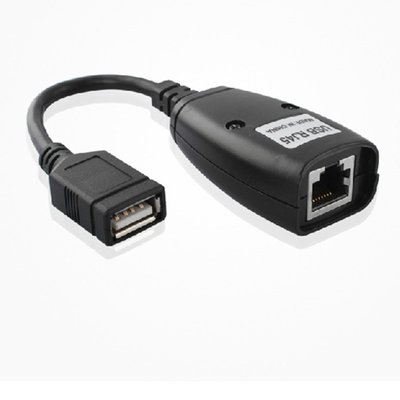 供應USB信號延長線 信號放大器 usb轉網路線RJ45介面 可達50米 A5.0308