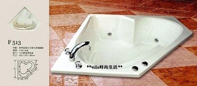 --villa時尚生活-- fl-513 151*151*h:60 cm新款上崁式五角式浴缸