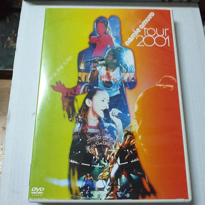 安室奈美惠 namie amuro tour 2001 演唱會 不安於室break the rules台版DVD+雙面大海報頗新絕版