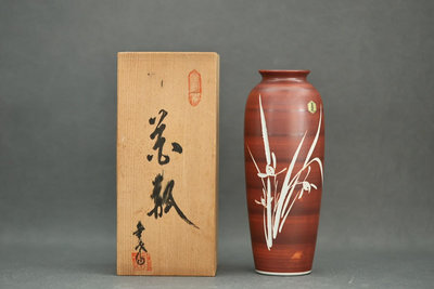 【二手】日本中古回流金鳳燒日本瓷器    ，昭和時期日本金鳳燒花瓶，32825青瓷 白瓷 青白瓷【百草巷】