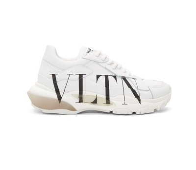 [全新真品代購] VALENTINO VLTN 白色皮革 老爹鞋 / 厚底休閒鞋