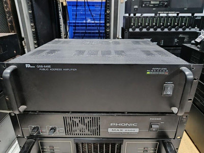 PA TECH 專業 功率 後級 擴大機 擴音機 廣播 QSB-648E 480W