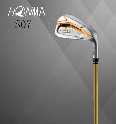 現貨 Honma高爾夫球桿S07套桿golf紅馬男士沙桿切桿鐵桿組S-07新款全套