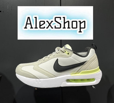 艾力克斯 NIKE AIR MAX DAWN GS 男女大童 DH3157-107 奶茶白黃 黑勾 氣墊休閒慢跑鞋 X5