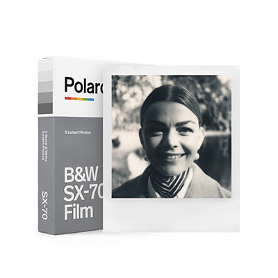 【日光徠卡】Polaroid SX-70黑白色白框相紙 - D7F2