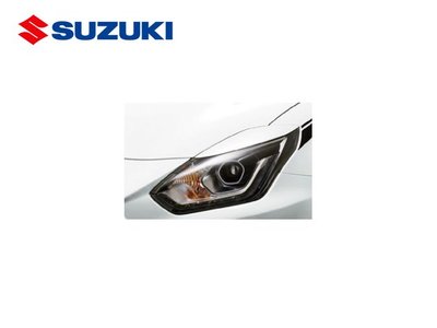 【Power Parts】SUZUKI 日規原廠選配件-頭燈燈眉(白) SUZUKI SWIFT 2017-