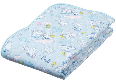 《FOS》日本 涼感 床墊 冷感 迅速降溫 可愛 史努比 吸水 速乾 保潔墊 床單 床罩  寢具 夏天 消暑 熱銷