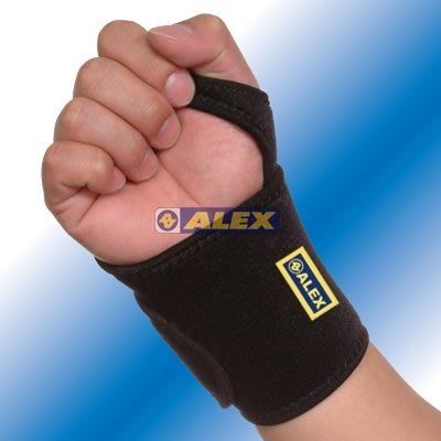 (高手體育) 台灣製造 ALEX H-84 竹炭加強型連指護腕(只) 另賣 護膝 護腕 護肘 護踝 護腰 護腿