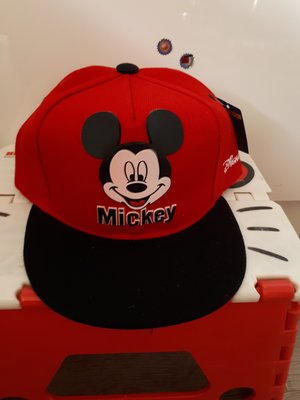 米奇 米老鼠 Mickey Mouse 兒童太陽 遮陽 棒球 遠足 旅遊 鴨舌 卡通 網狀 運動 帽子～安安購物城～
