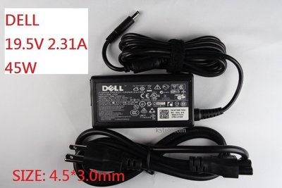 全新戴爾DELL 19V 2.31A 45W 變壓器 FOR XPS13 XPS12 LA45NM121