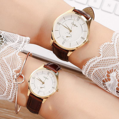 熱銷 韓版手錶腕錶男男士手錶腕錶防水情侶錶女錶石英手錶腕錶一對857 WG047