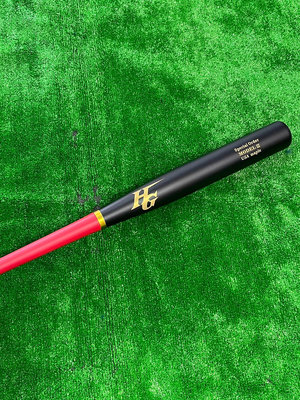棒球世界全新Higold楓木壘球棒特價消光黑紅金圈配色款平衡型
