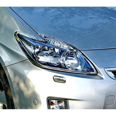 【JR佳睿精品】Toyota 豐田 Prius 3代 XW30 2009-2015 鍍鉻大燈框 前燈框 大燈 電鍍