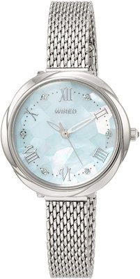 日本正版 SEIKO 精工 WIRED f  AGEK460 白蝶貝 女錶 手錶 日本代購