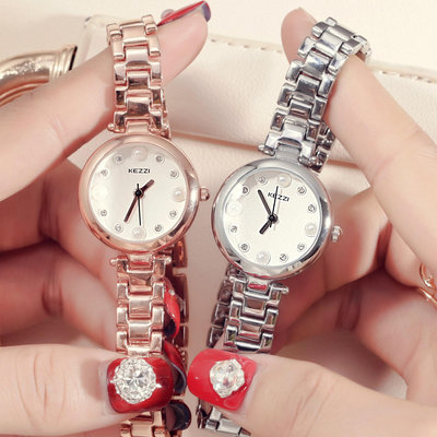 熱銷 珂紫KEZZI時裝錶潮流韓版時尚防水女錶腕錶女士手錶腕錶石英錶689 WG047