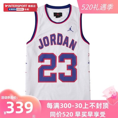 現貨熱銷-Nike耐克AJ23號球衣男夏季新款運動Jordan背心籃球無袖T恤DJ0251爆款
