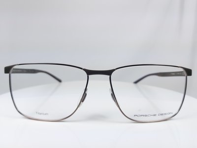 『逢甲眼鏡』PORSCHE DESIGN鏡框 全新正品 深棕色 金屬細方框 純鈦材質 經典設計款【P8332 D】