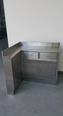 【原豪食品機械】專業客製化 L型不鏽鋼#304工作桌(台灣製造)