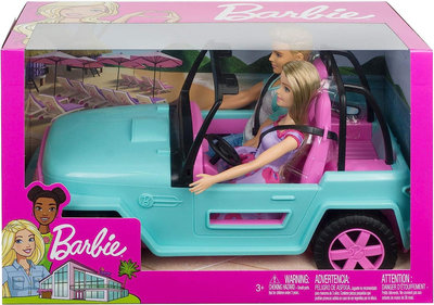 Ken &amp; Barbie #GHT35 _ 芭比之夢想屋大冒險 _ 2020 芭比＆肯尼娃娃吉普車套組