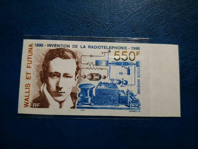 【二手】 法屬瓦利斯和福圖納郵票1996無線電百年馬可尼無齒全1048 郵票 首日封 小型張【經典錢幣】
