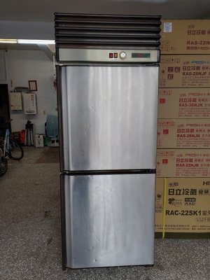 瑞興二手白鐵/商用冰箱/中古雙門風冷/全冷藏