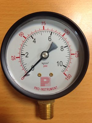 2.5  直立  空壓機壓力錶 專業濾水器專用壓力錶 空壓機專用壓力錶 調壓錶 空壓機壓力錶  2.5"