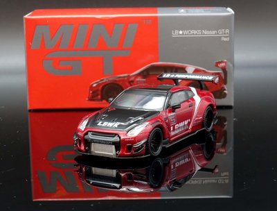 【MASH】現貨特價 Mini GT 1/64 Nissan GT-R R35 LB 3.0 red 左駕 #345