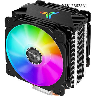 電腦零件喬思伯CR 1000 CR1200 CR1400臺式機CPU風冷散熱器變色RGB風扇AMD筆電配件