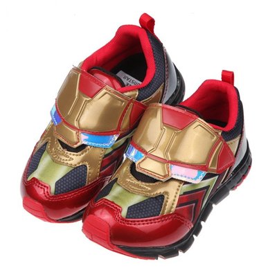 童鞋(16~19公分)Moonstar日本漫威鋼鐵人紅金兒童機能運動鞋I1S053A