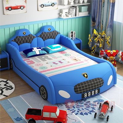[紅蘋果傢俱] 跑車系列 JYS-020床架 跑車床 造型床 兒童床 跑車型床 軟包床 賽車床 超跑床