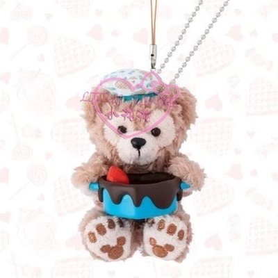 ♥小公主日本精品海洋迪士尼樂園限定商品預購 Duffy & Friends HEARTWARMING DAYS 坐姿吊飾