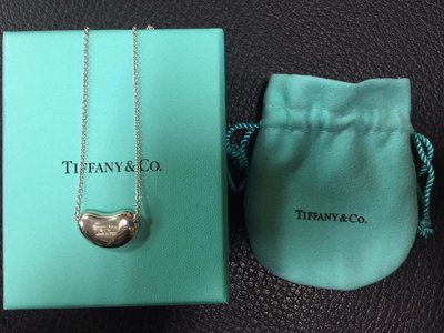 (已完售)經典Tiffany&amp;Co 相思豆純銀項鍊(正品）/二手