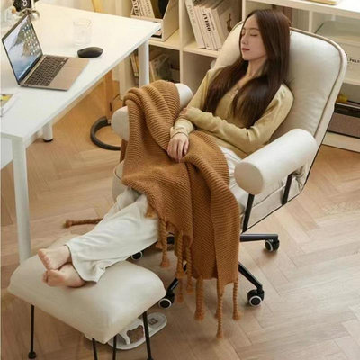 家用舒適久坐電腦椅臥室書桌懶人靠背學習椅書房辦公沙發椅子