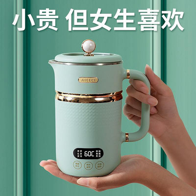 110V電熱燒水杯台灣日本家用辦公室多功能電燉杯小型電熱攪拌杯