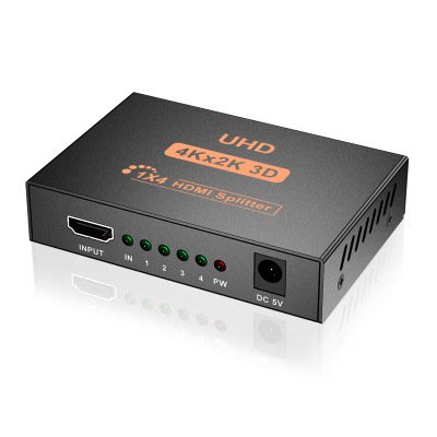 品名: 環保包裝HDMI切換器一分四4K*2K 視頻電腦高清同步HDMI1分4 J-14665