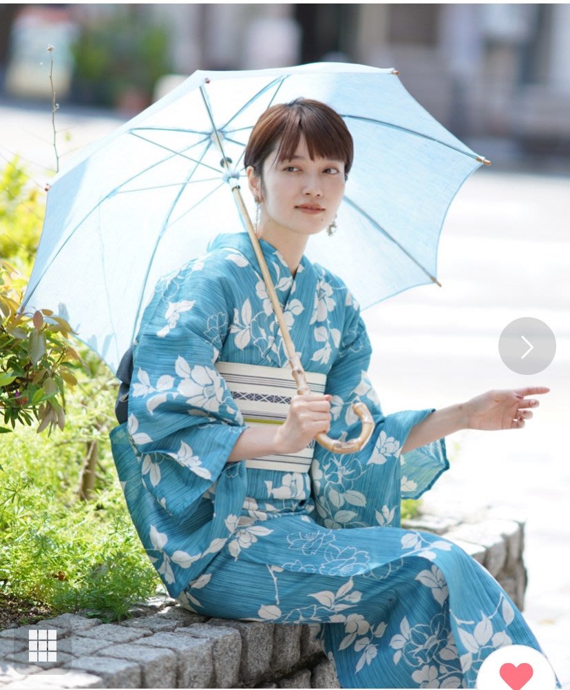 03日本和服浴衣女高端棉麻面料傳統款式日本花火大會 Yahoo奇摩拍賣