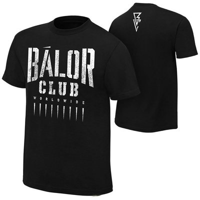 WWE摔角衣服 Finn Bálor Bálor Club 蘭人巴洛魔俱樂部 黑色短袖T恤 買三免運