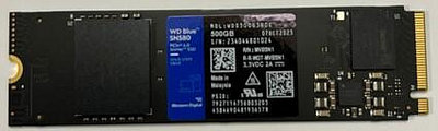 WD Blue™ SN580 500G 固態硬碟 WDS500G3B0E